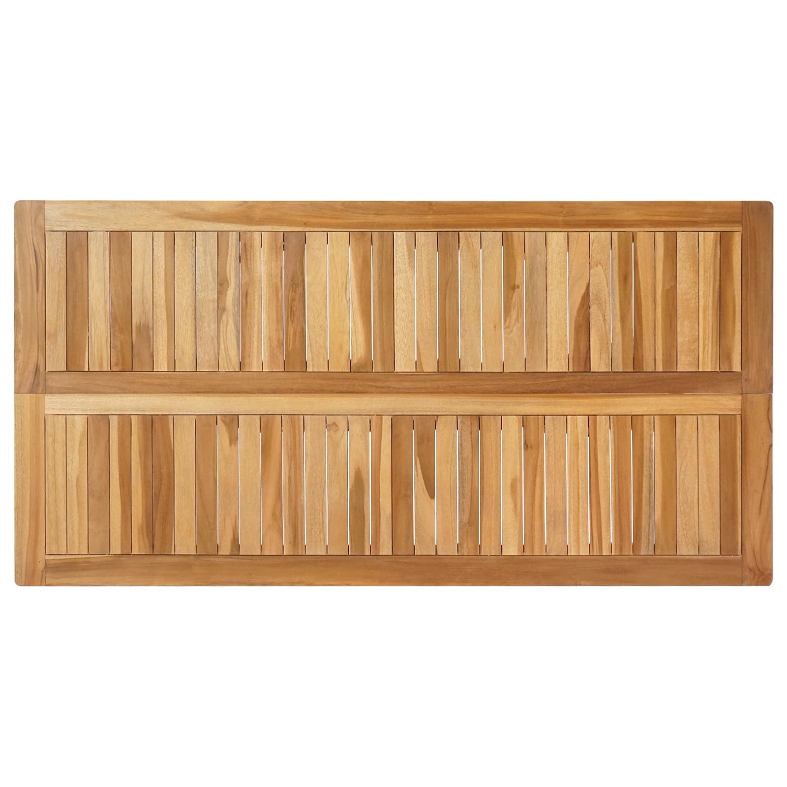 vidaXL Bar Table Natural 150 x 75 x 105 cm Solid Teak Wood - Brown