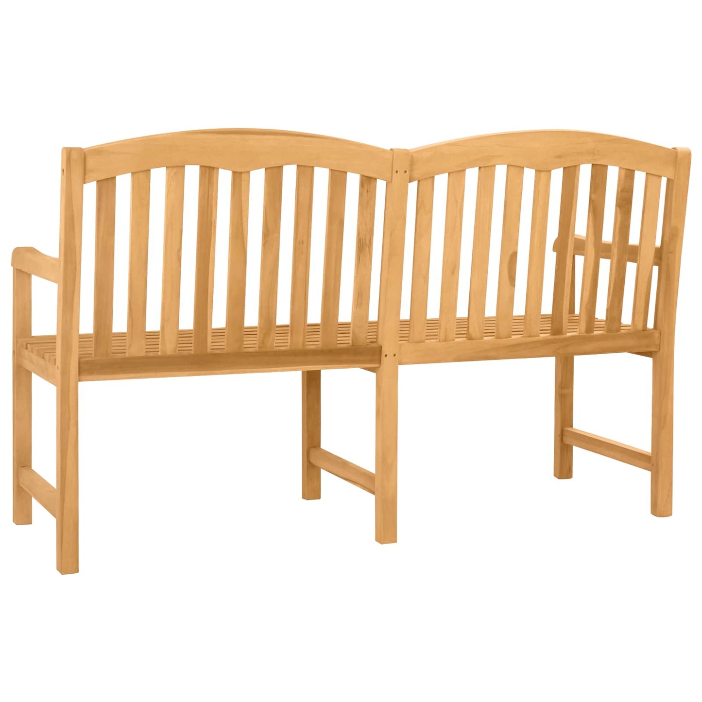 vidaXL Handcarved Rose Bench 179.5 x 61 x 90 cm Solid Teak Wood - Brown