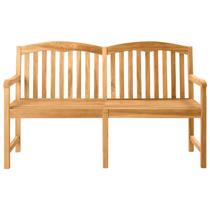 vidaXL Handcarved Rose Bench 179.5 x 61 x 90 cm Solid Teak Wood - Brown