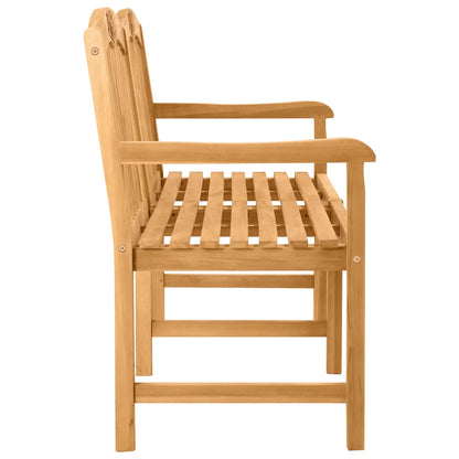 vidaXL Handcarved Rose Bench 179.5 x 61 x 90 cm Solid Teak Wood - Brown