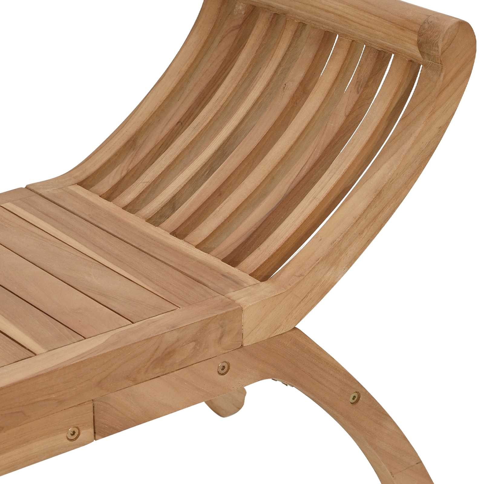 vidaXL Garden Bench 2 -Seater 126 cm Solid Teak Wood Natural - Brown