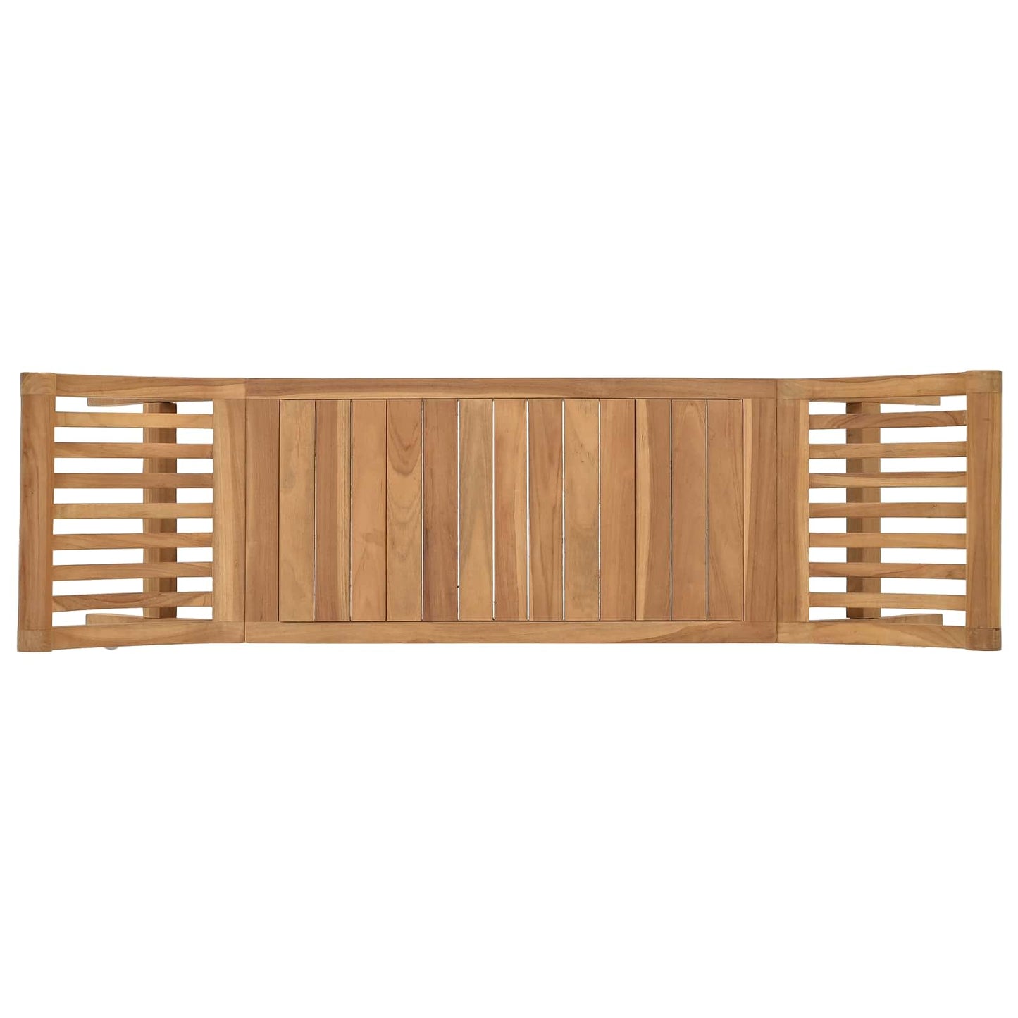 vidaXL Garden Bench 2 -Seater 126 cm Solid Teak Wood Natural - Brown