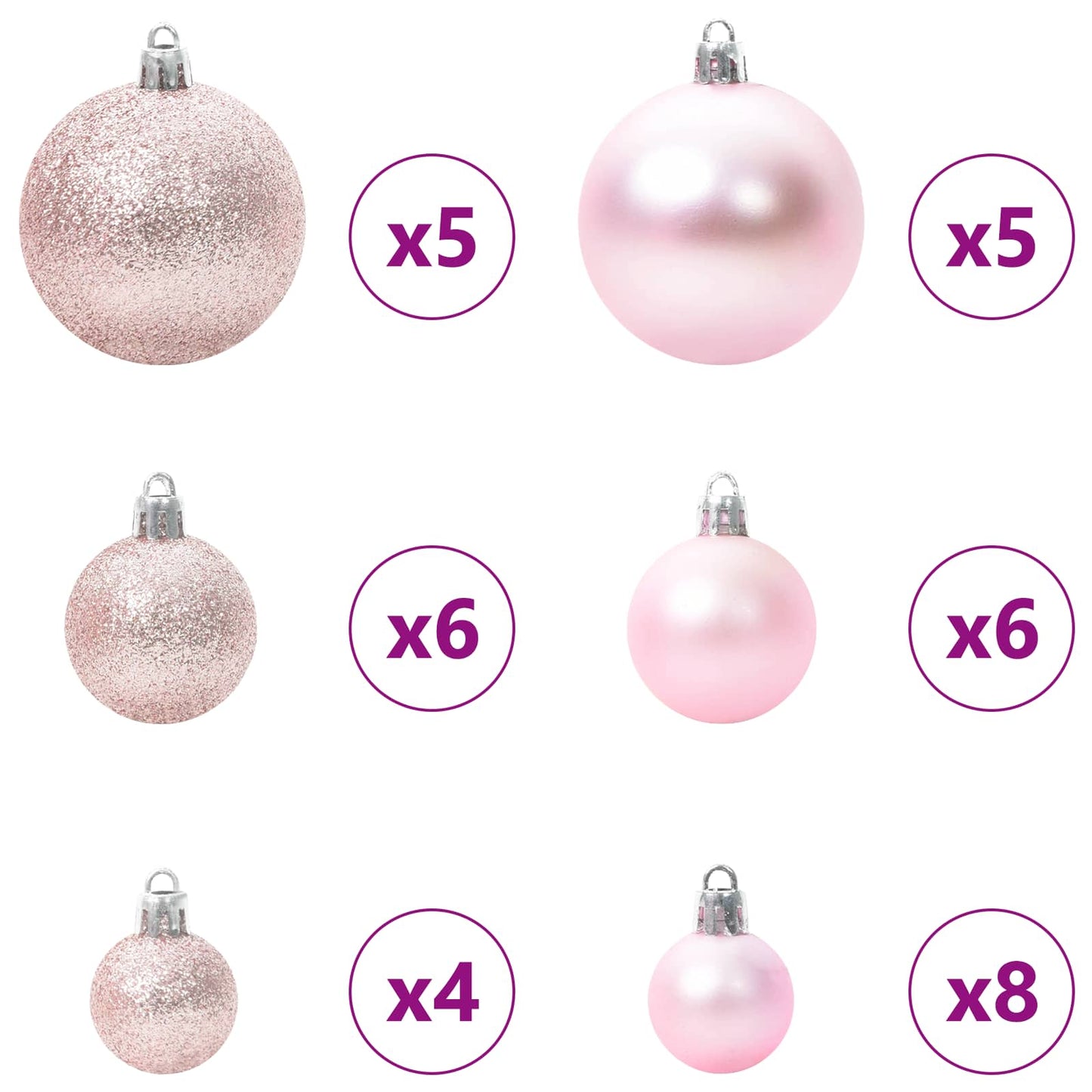vidaXL Artificial Hinged Christmas Tree White 120 cm PVC and Steel - 52633