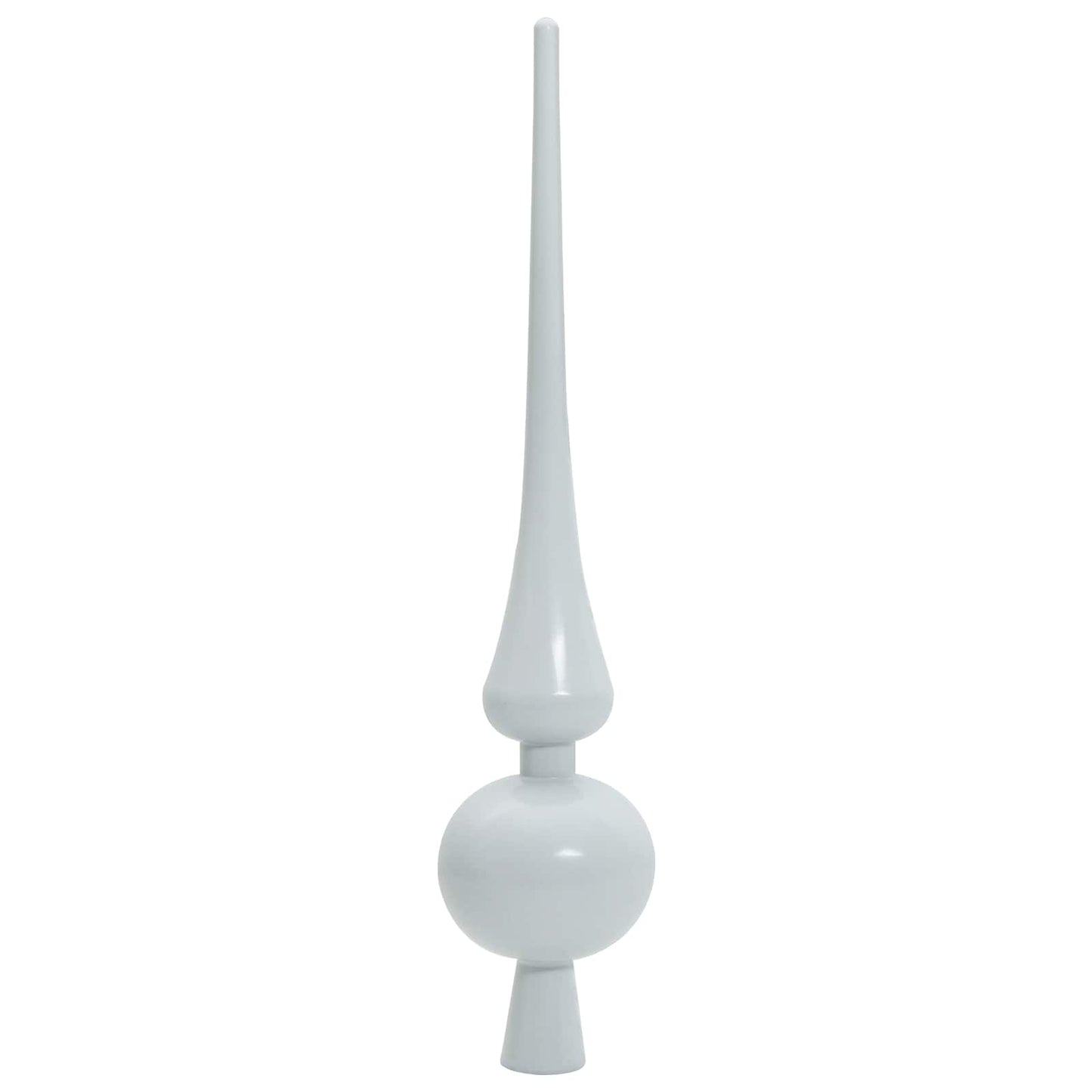 vidaXL Artificial Hinged Christmas Tree White 240 cm PVC and Steel - 52763