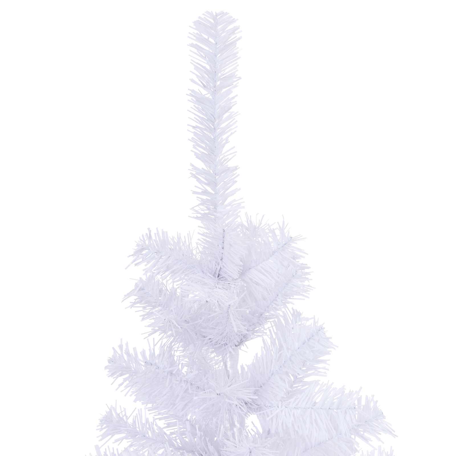 vidaXL Artificial Christmas Tree with Stand White 120 cm PVC and Steel - 53381