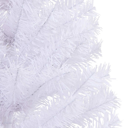 vidaXL Artificial Christmas Tree with Stand White 120 cm PVC and Steel - 53385