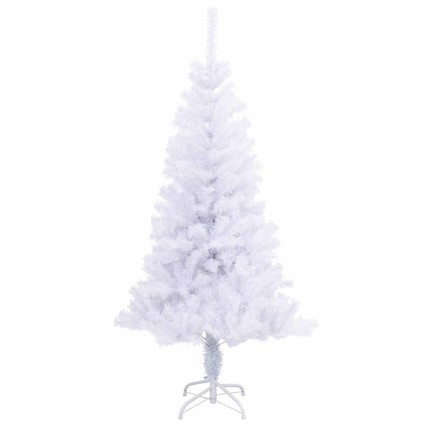 vidaXL Artificial Christmas Tree with Stand White 150 cm PVC and Steel - 53393