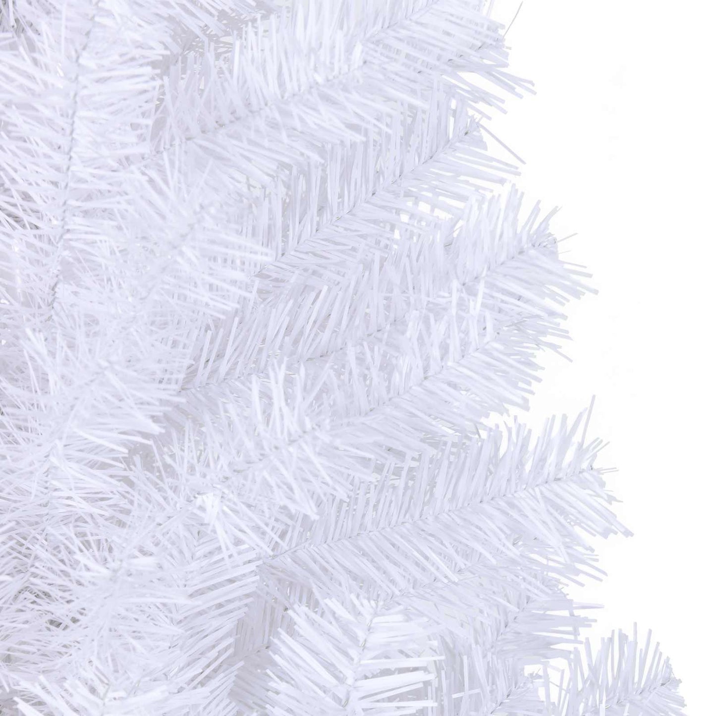 vidaXL Artificial Christmas Tree with Stand White 180 cm PVC and Steel - 53439