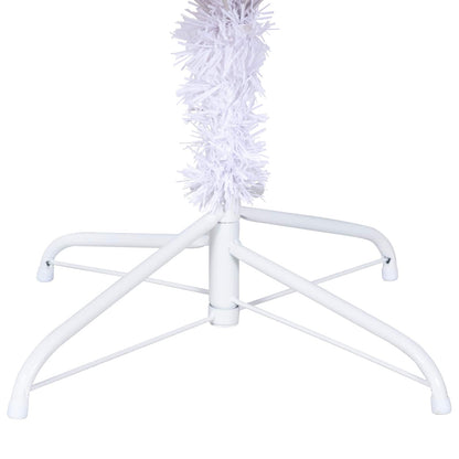vidaXL Artificial Christmas Tree with Stand White 180 cm PVC and Steel - 53439