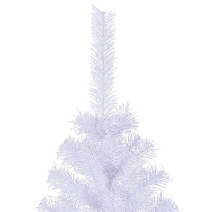 vidaXL Artificial Christmas Tree with Stand White 240 cm PVC and Steel