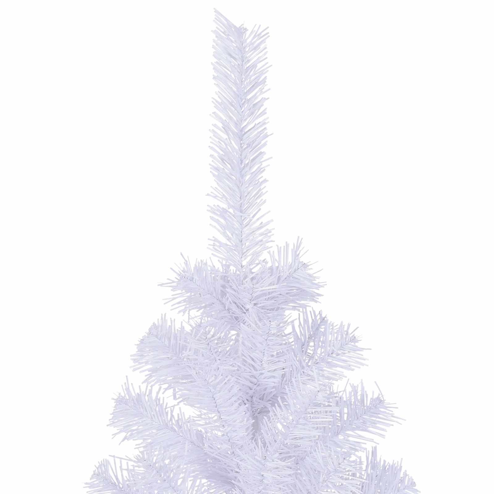 vidaXL Artificial Christmas Tree with Stand White 240 cm PVC and Steel - 53486
