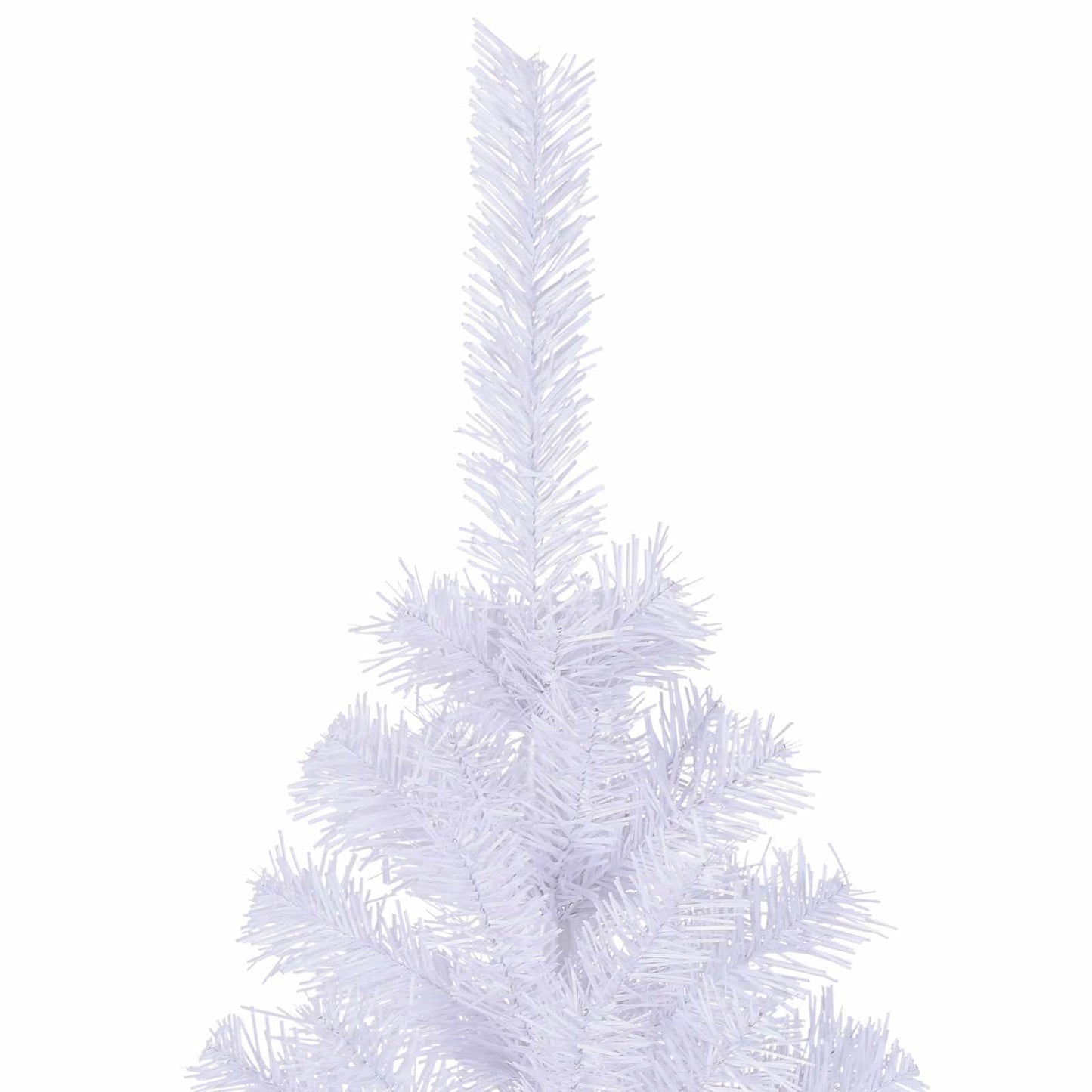 vidaXL Artificial Christmas Tree with Stand White 240 cm PVC and Steel - 53495