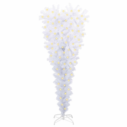 vidaXL Artificial Christmas Tree with Stand White 120 cm PVC and Steel - 53499
