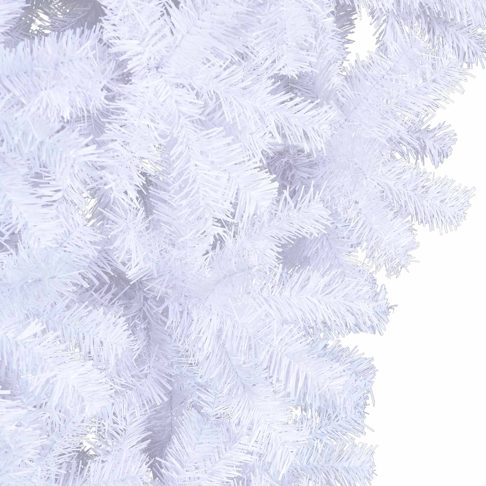vidaXL Artificial Christmas Tree with Stand White 120 cm PVC and Steel - 53504