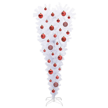 vidaXL Artificial Christmas Tree with Stand White 120 cm PVC and Steel - 53508