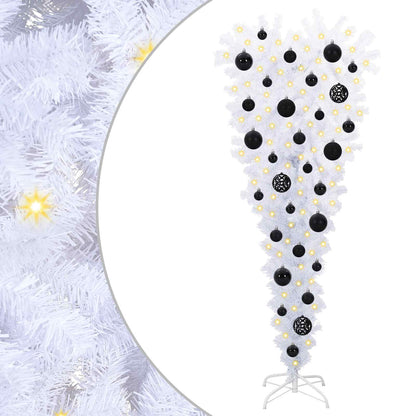 vidaXL Artificial Christmas Tree with Stand White 120 cm PVC and Steel - 53510