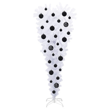 vidaXL Artificial Christmas Tree with Stand White 120 cm PVC and Steel - 53510