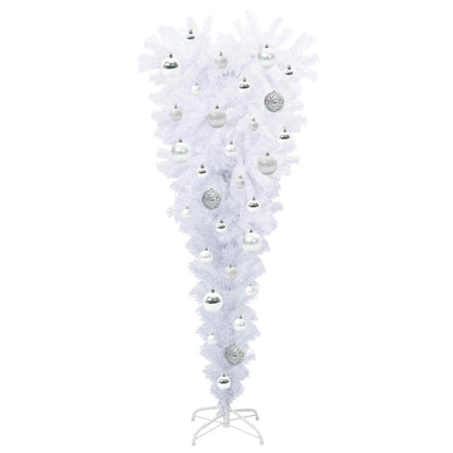 vidaXL Artificial Christmas Tree with Stand White 120 cm PVC and Steel - 53528
