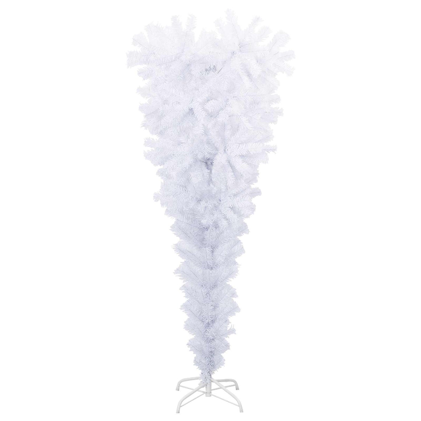 vidaXL Artificial Christmas Tree with Stand White 120 cm PVC and Steel - 53537