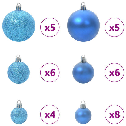 vidaXL Artificial Christmas Tree with Stand White 120 cm PVC and Steel - 53538