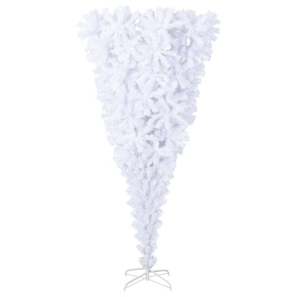 vidaXL Artificial Christmas Tree with Stand White 240 cm PVC and Steel - 53575