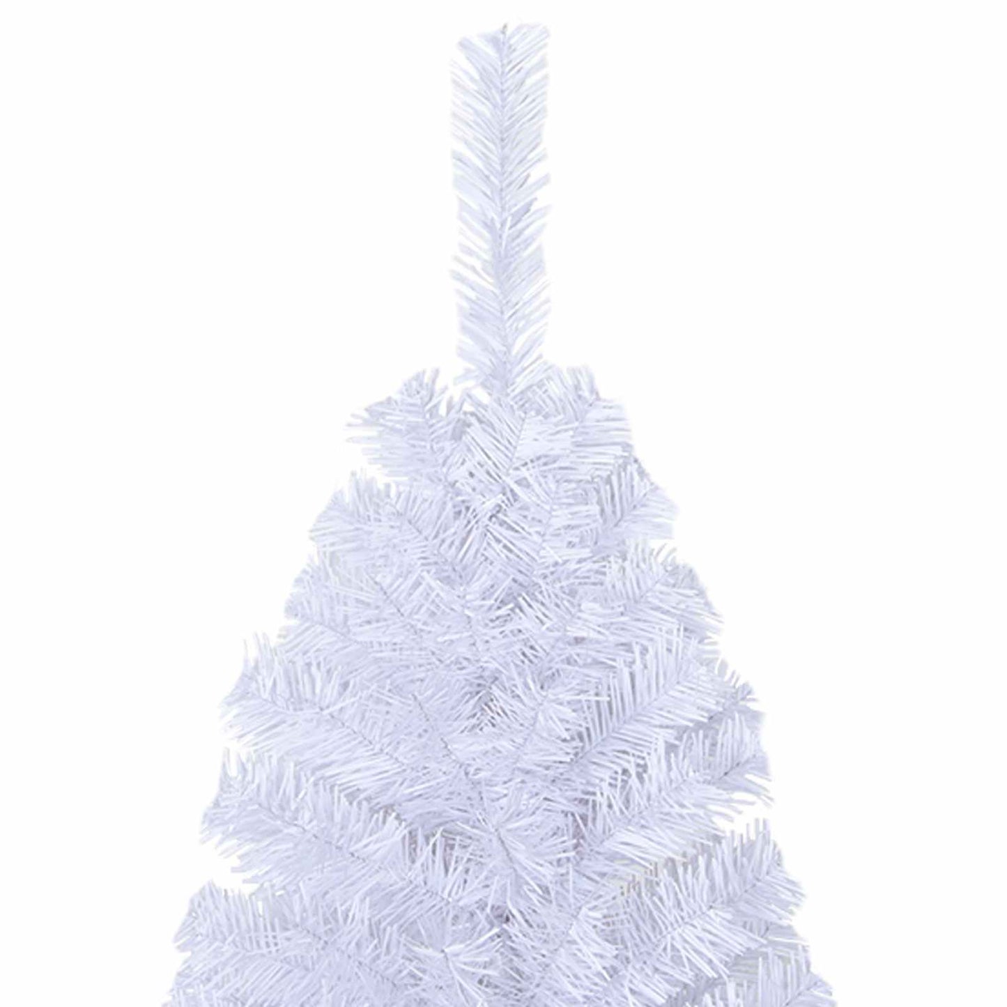 vidaXL Artificial Christmas Tree White 120 cm PVC and Steel