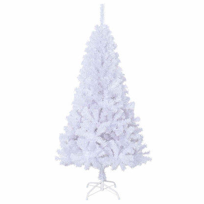 vidaXL Artificial Christmas Tree White 120 cm PVC and Steel - 53580