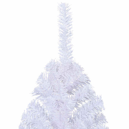 vidaXL Artificial Christmas Tree White 240 cm PVC and Steel