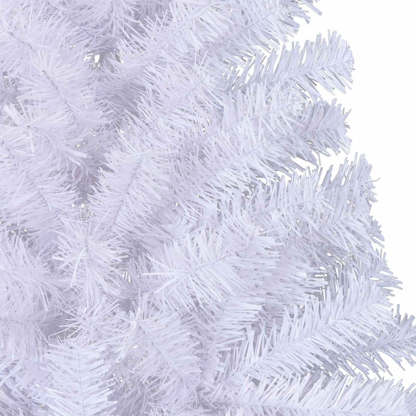 vidaXL Artificial Christmas Tree White 240 cm PVC and Steel - 53718