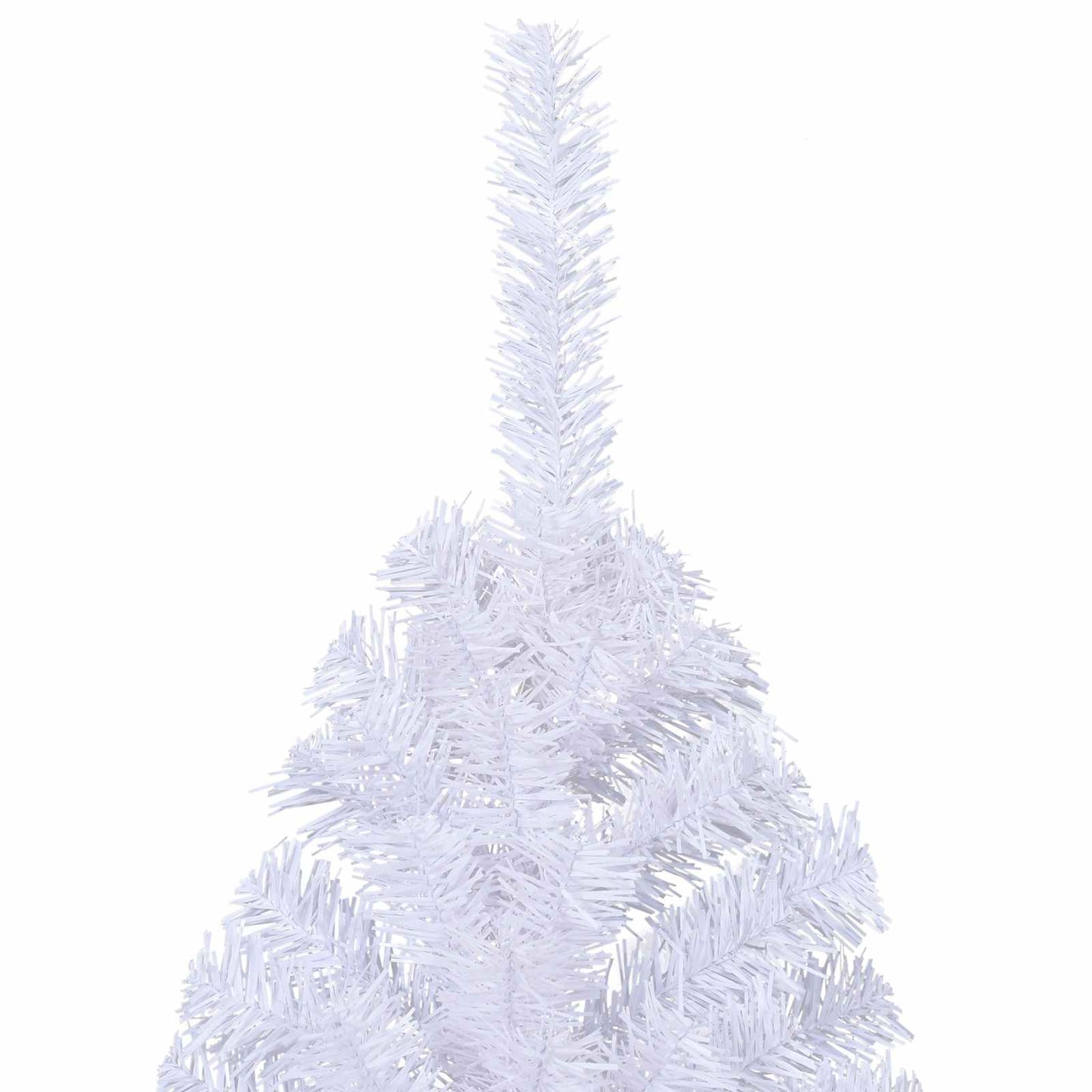 vidaXL Artificial Christmas Tree White 240 cm PVC and Steel - 53737