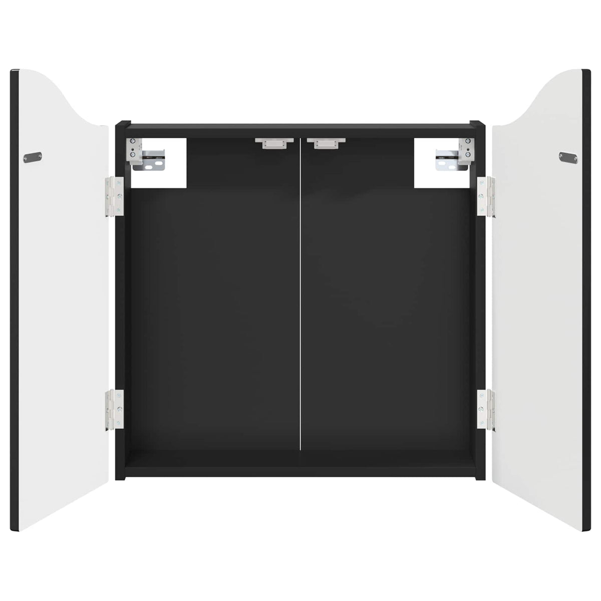 vidaXL Dartboard Cabinet Black 56 x 12 x 63 cm Engineered Wood