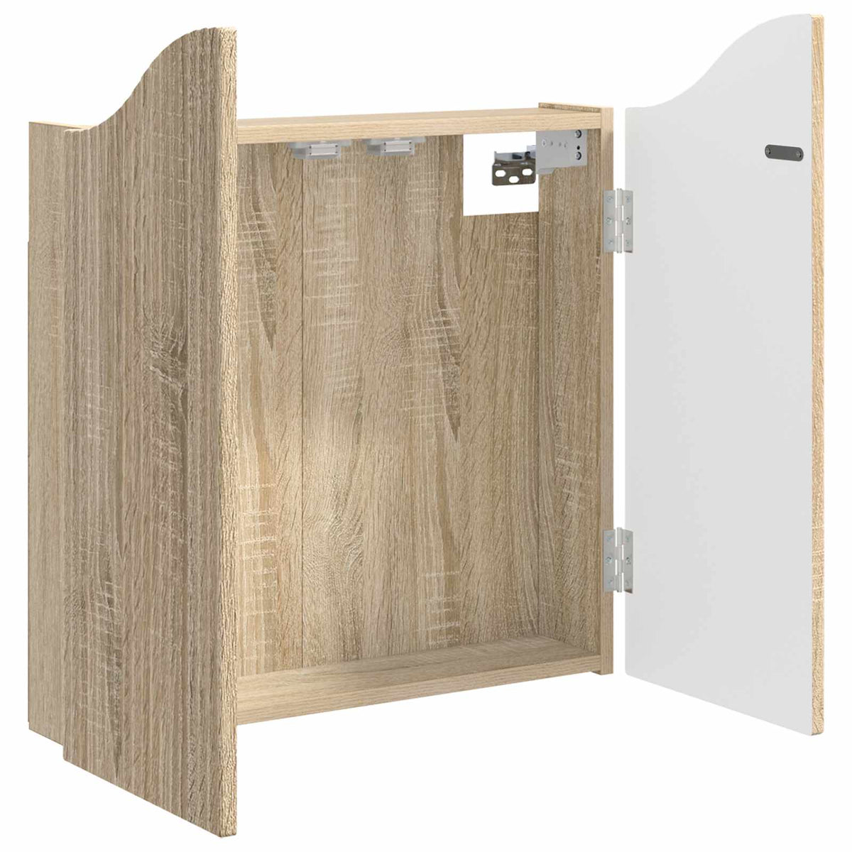 vidaXL Dartboard Cabinet Sonoma Oak 56 x 12 x 63 cm Engineered Wood - Brown
