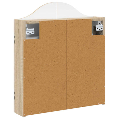 vidaXL Dartboard Cabinet Sonoma Oak 56 x 12 x 63 cm Engineered Wood - Brown