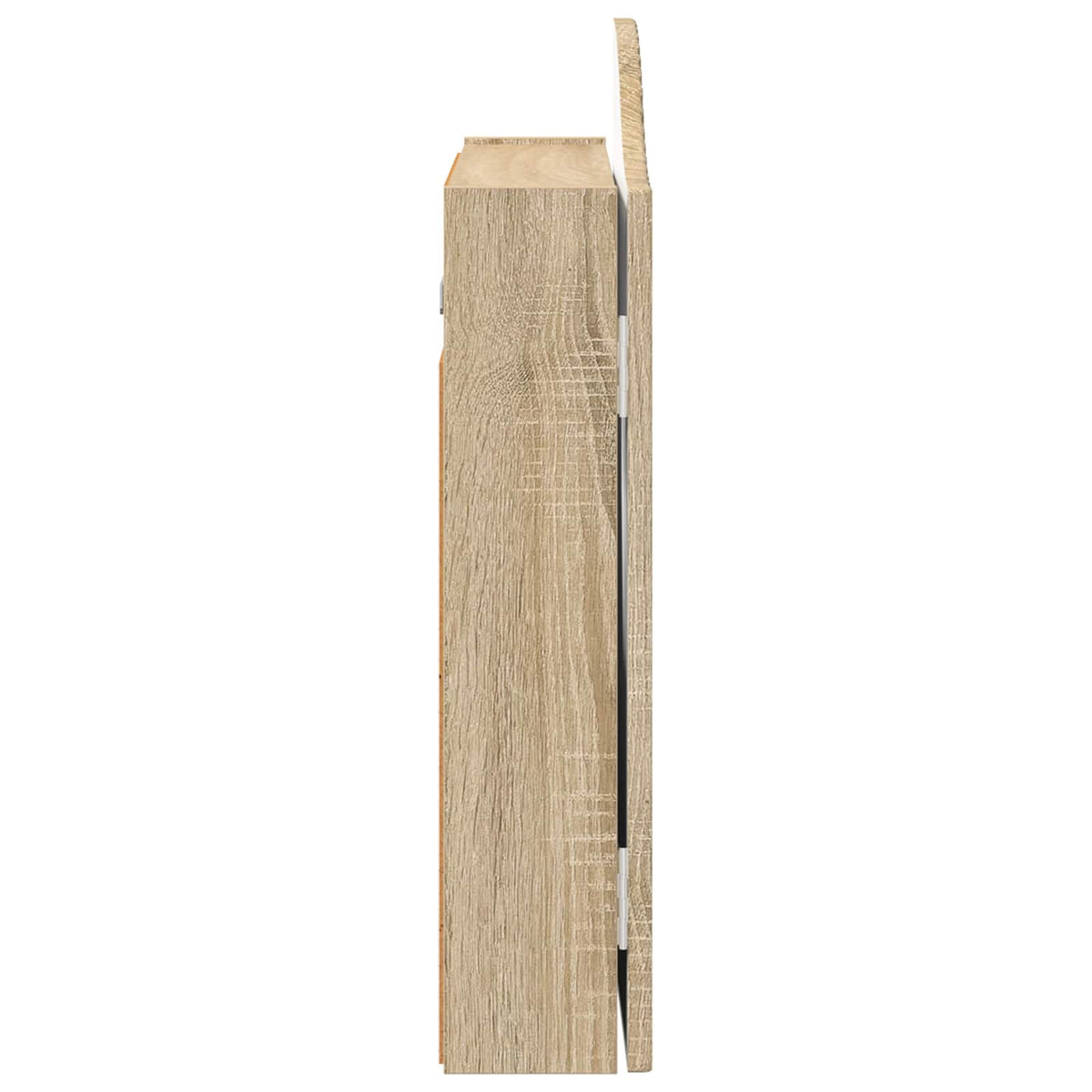 vidaXL Dartboard Cabinet Sonoma Oak 56 x 12 x 63 cm Engineered Wood - Brown