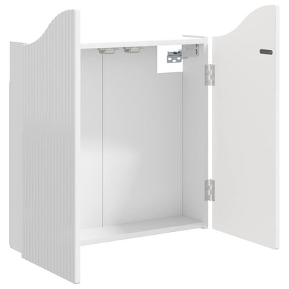 vidaXL Dartboard Cabinet High Gloss White 56 x 12 x 63 cm