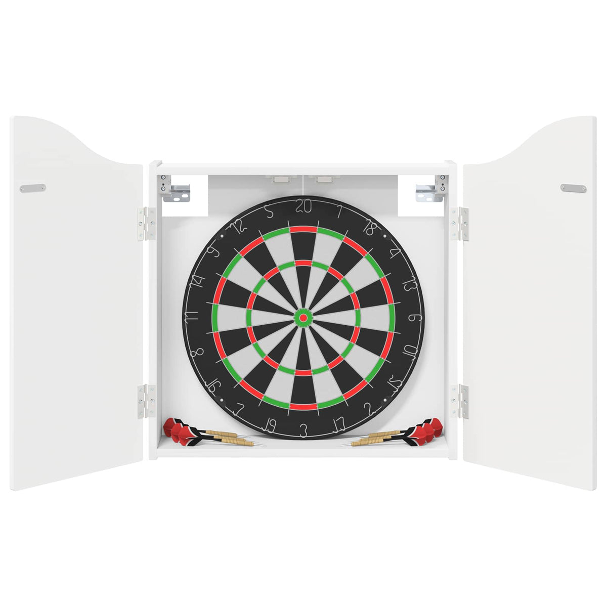 vidaXL Dartboard Cabinet High Gloss White 56 x 12 x 63 cm