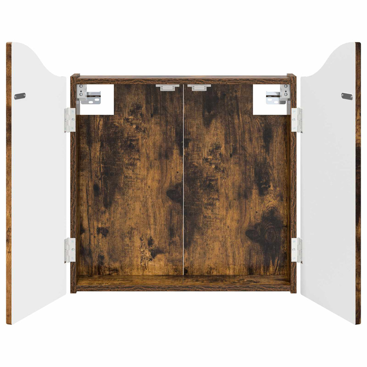vidaXL Dartboard Cabinet Smoked Oak 56 x 12 x 63 cm Engineered Wood - Brown