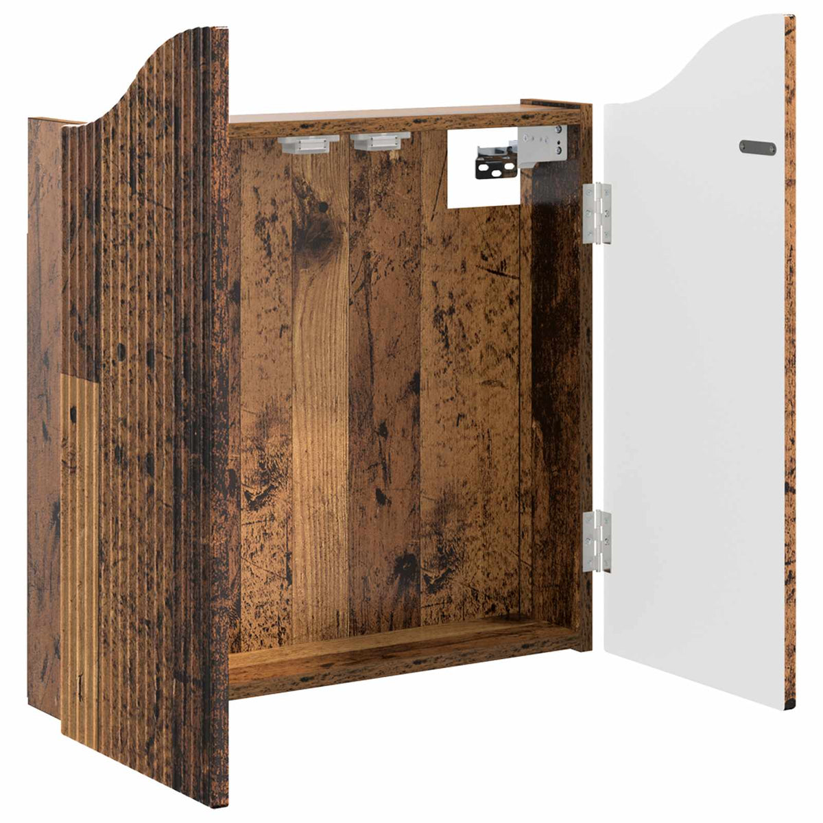vidaXL Dartboard Cabinet Old Wood 56 x 12 x 63 cm Engineered Wood - Brown