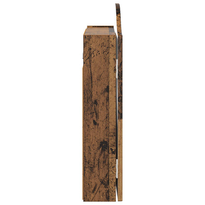 vidaXL Dartboard Cabinet Old Wood 56 x 12 x 63 cm Engineered Wood - Brown