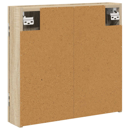 vidaXL Dartboard Cabinet Sonoma Oak 56 x 12 x 53.5 cm Engineered Wood - Brown