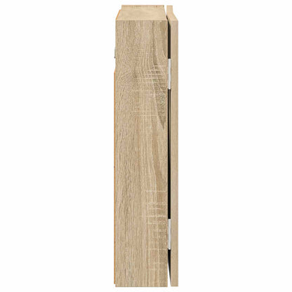 vidaXL Dartboard Cabinet Sonoma Oak 56 x 12 x 53.5 cm Engineered Wood - Brown