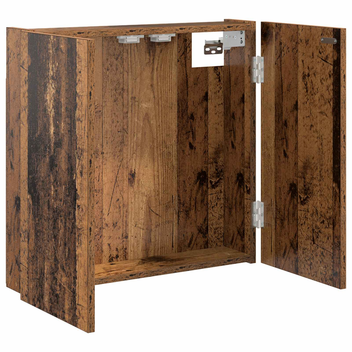 vidaXL Dartboard Cabinet Old Wood 56 x 12 x 53.5 cm Engineered Wood - Brown