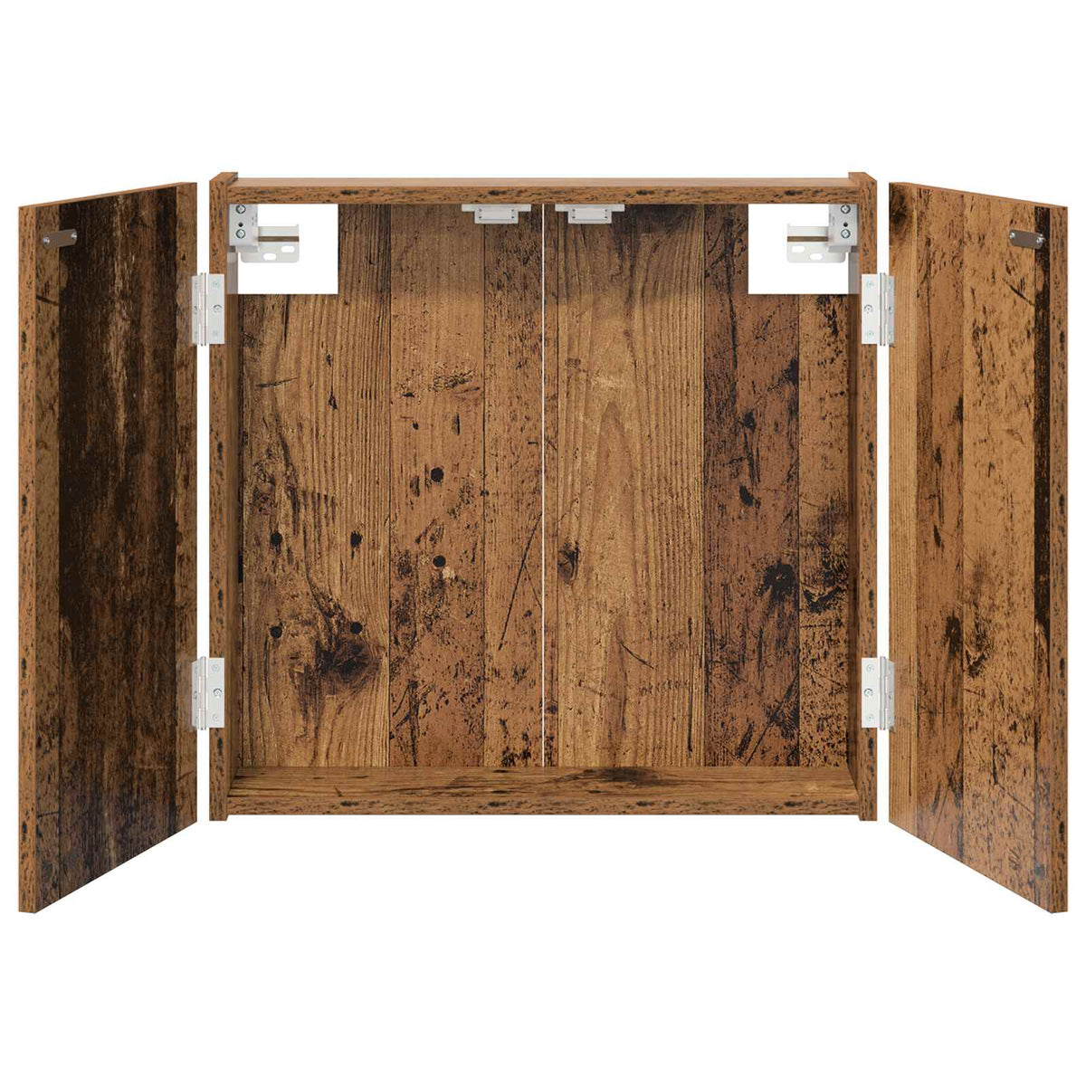 vidaXL Dartboard Cabinet Old Wood 56 x 12 x 53.5 cm Engineered Wood - Brown