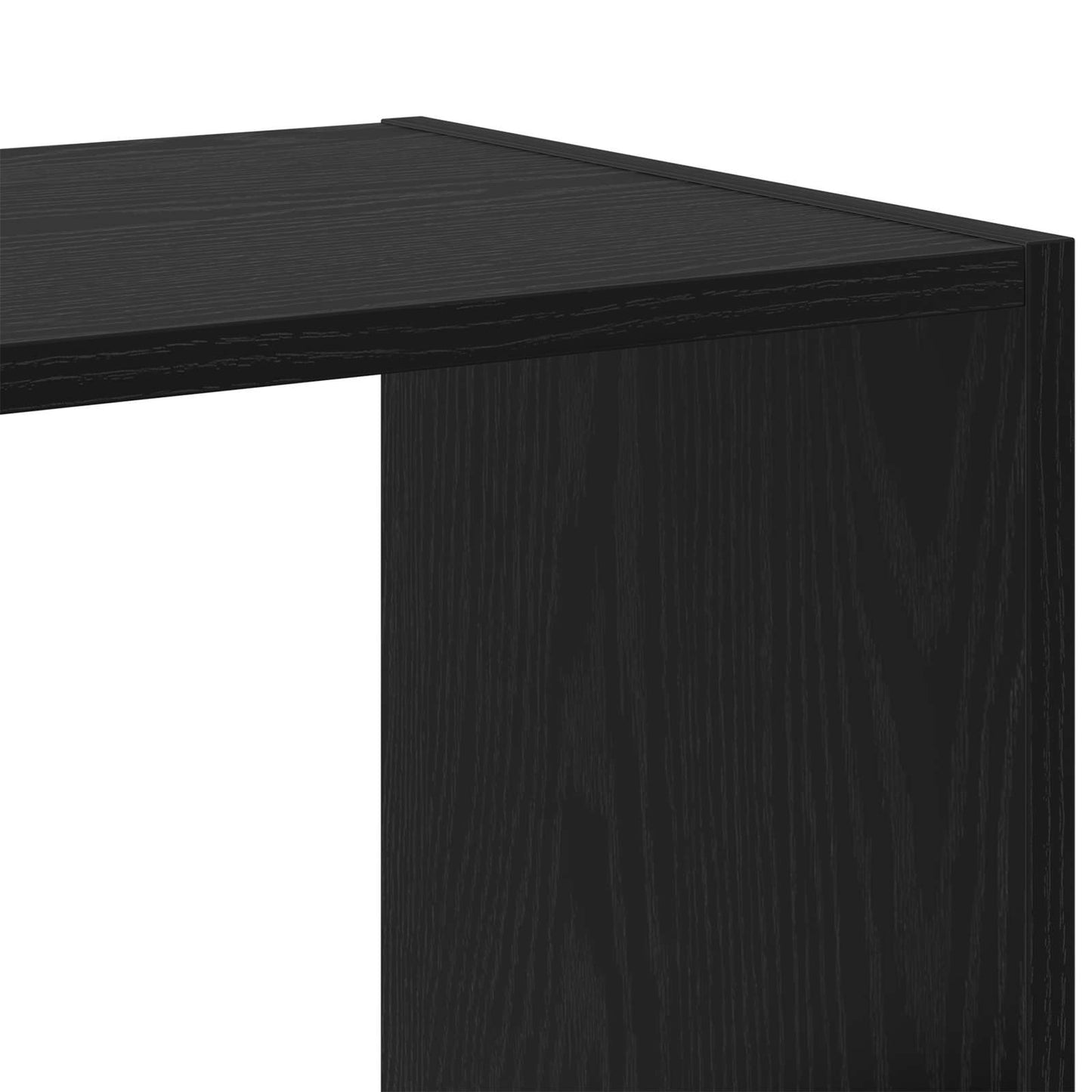 vidaXL Bookcase Black Oak 102 x 32 x 102 cm