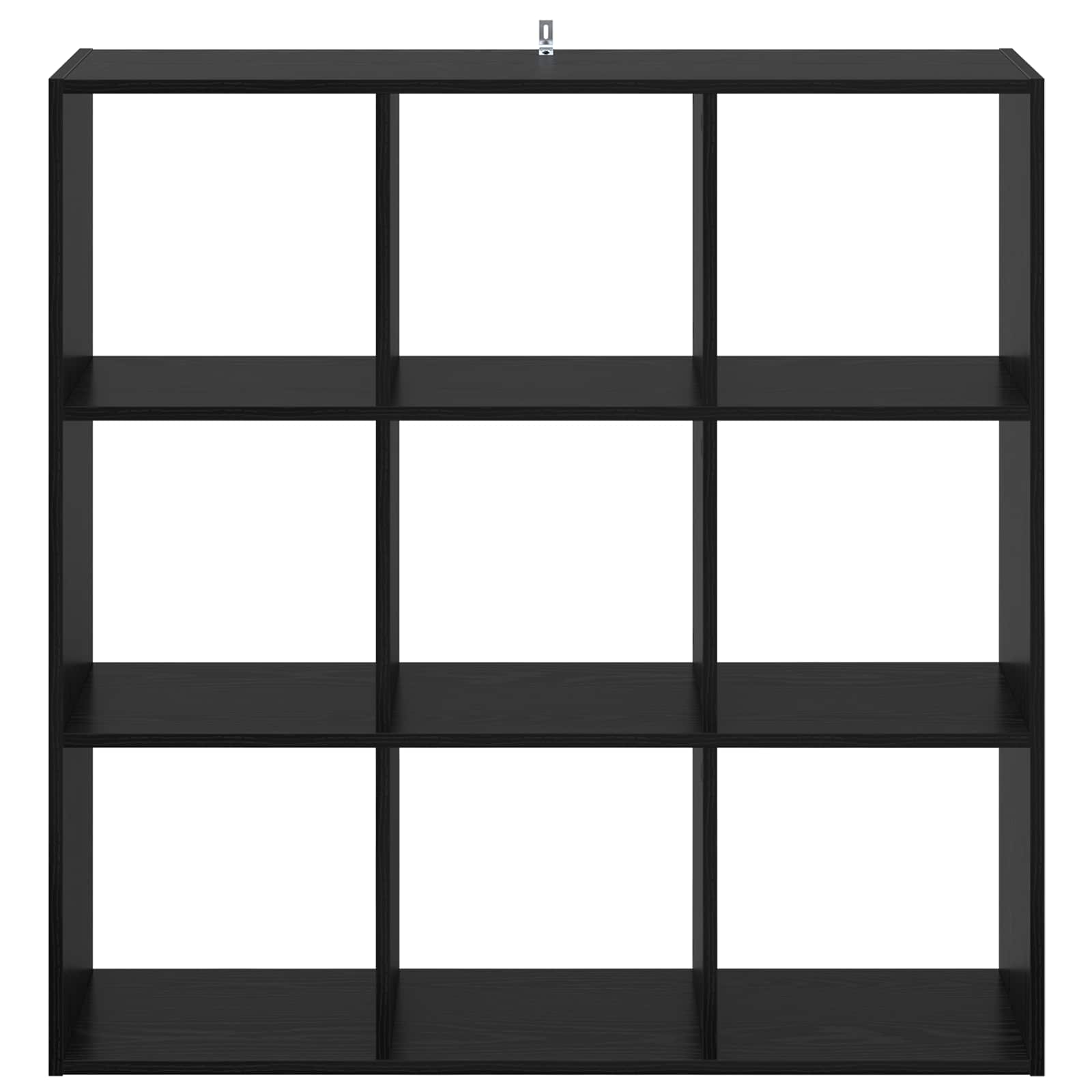 vidaXL Bookcase Black Oak 102 x 32 x 102 cm