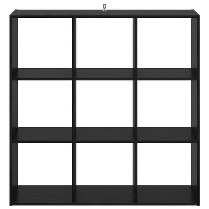 vidaXL Bookcase Black Oak 102 x 32 x 102 cm