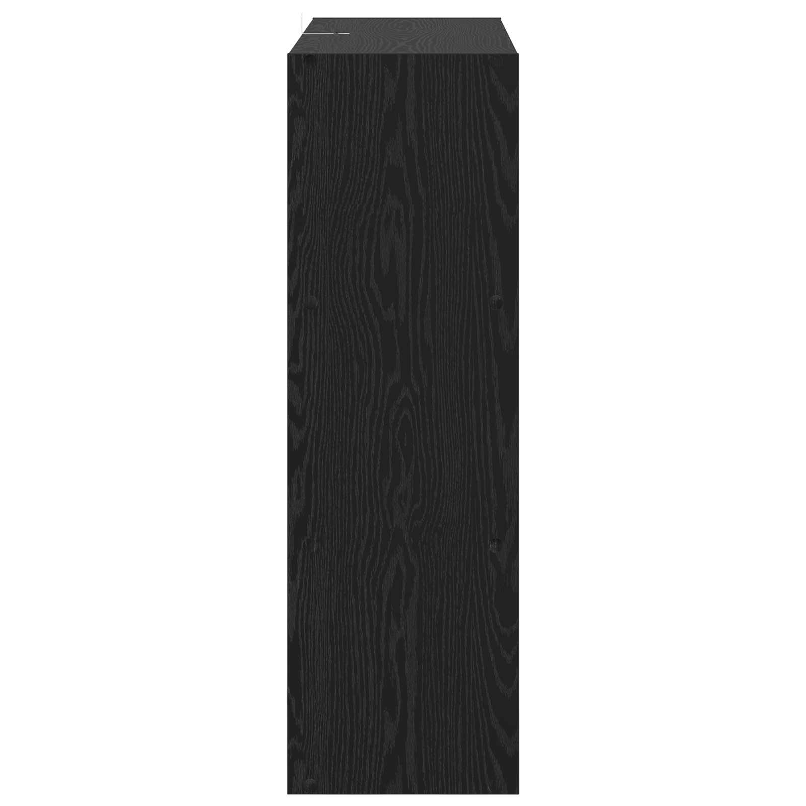 vidaXL Bookcase Black Oak 102 x 32 x 102 cm