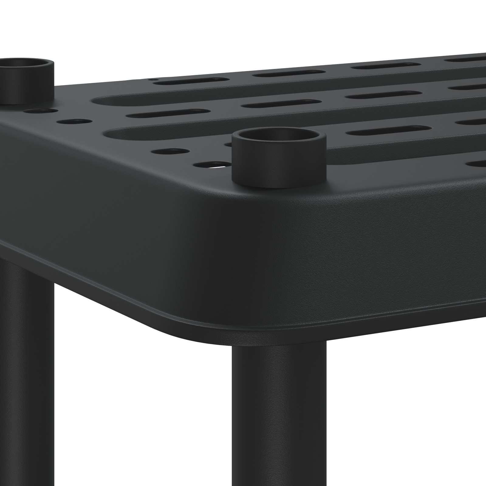 vidaXL Shelving Unit 2-Tier 100 x 40 x 55.5 cm PP Anthracite
