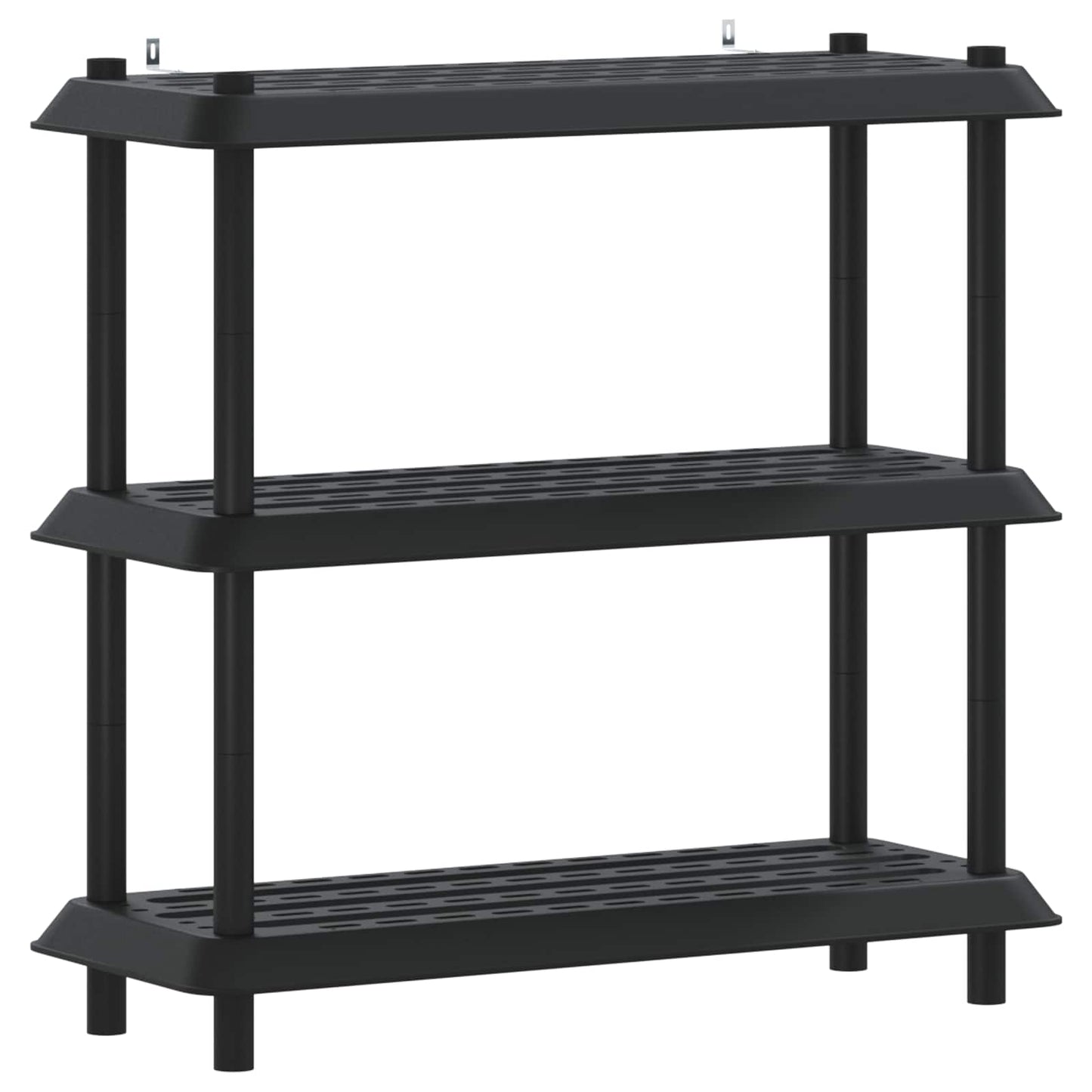 vidaXL Shelving Unit 3-Tier 100 x 40 x 96 cm PP Anthracite
