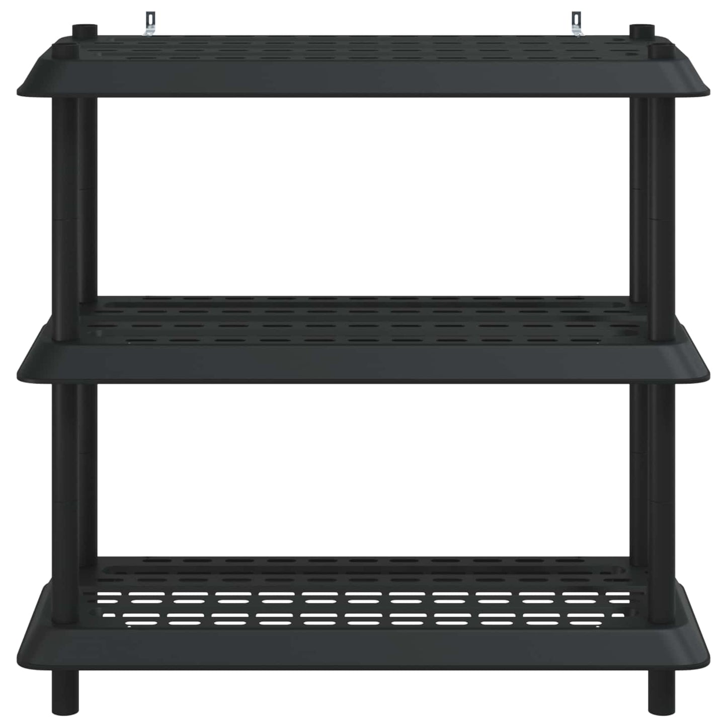 vidaXL Shelving Unit 3-Tier 100 x 40 x 96 cm PP Anthracite